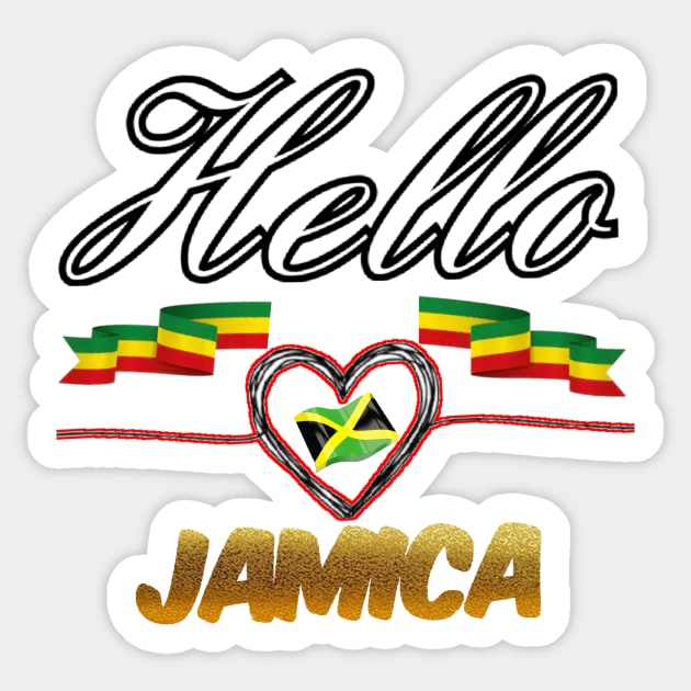 Jamaica Sticker by Abelfashion